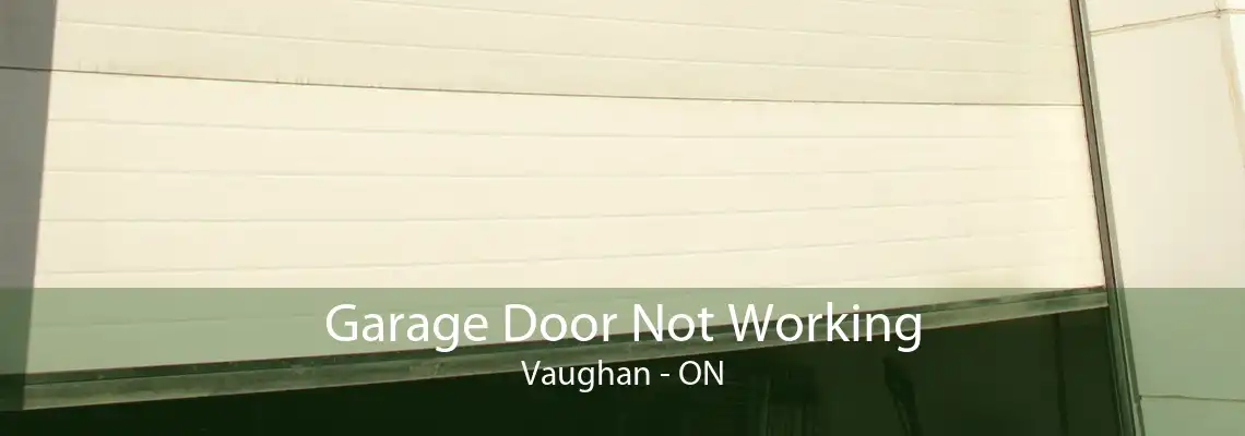 Garage Door Not Working Vaughan - ON